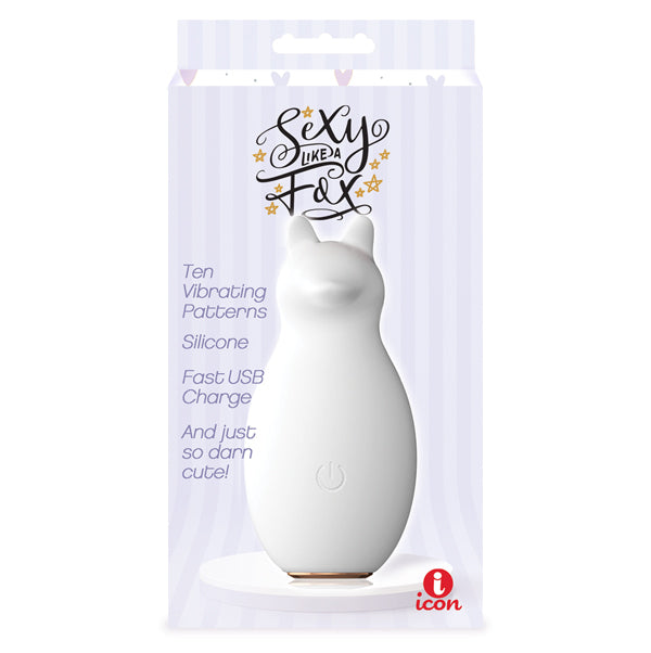 Icon Brands Buzzy Buddies Sexy Like a Fox - White