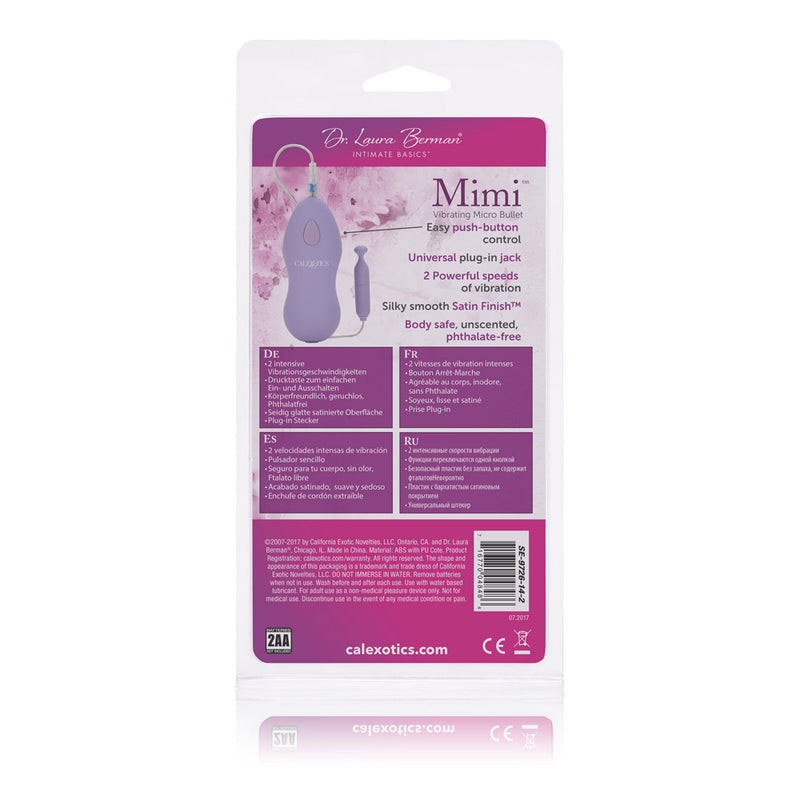 CalExotics Dr. Laura Berman Mini Vibrating Micro Bullet