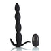 "Mason Remote Control Silicone Butt Plug - Black MTMA109"