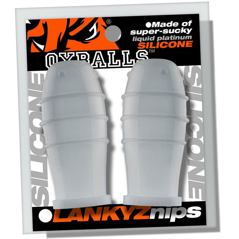 Oxballs Lankyz Silicone Nipsuckers - Clear Silicone