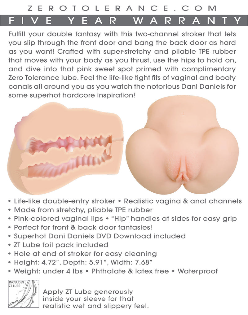Evolved Novelties Dani Daniels Movie Download With Realistic Ass and Vagina Stroker - Stroker Masturbator - Realistic Body Part Stroker