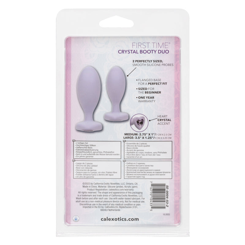 CalExotics Love Crystal Booty Duo - Purple