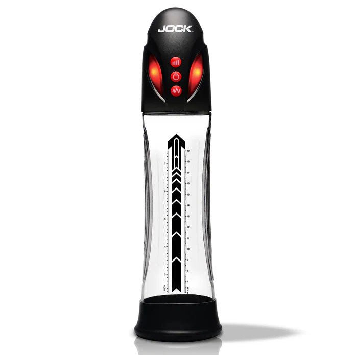 "Power Up Automatic Waterproof Penis Pump - Clear JOCK-CN1037"