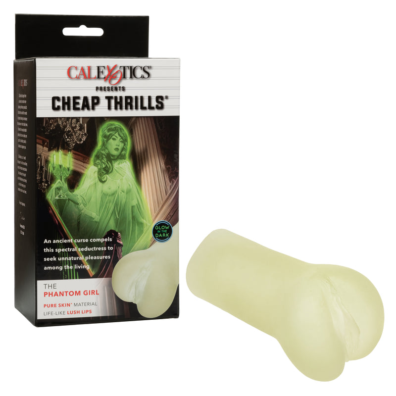 CalExotics Cheap Thrills - The Phantom Girl - Glow in The Dark - Stroker Masturbator - Pocket Pussy