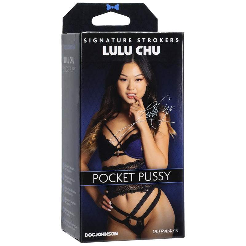 Doc Johnson Signature Strokers - Lulu Chu - Ultraskyn Pocket Pussy - Stroker Masturbator - Realistic Pocket Pussy