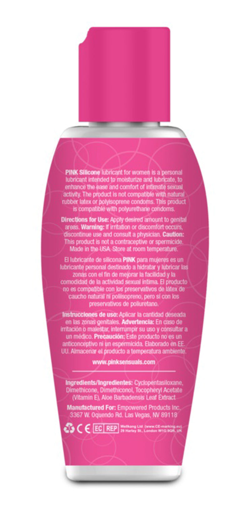 Gun Oil Pink Lubricant Pink - Silicone Lubricant - 2.8 Oz / 80 ml