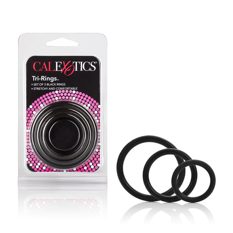 CalExotics Tri-Rings - Black