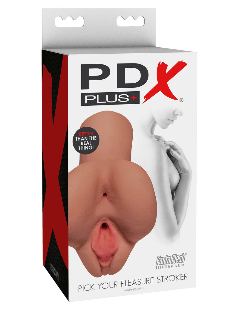 Pipedream Pick Your Pleasure Stroker - Tan - Stroker Masturbator - Realistic Pocket Pussy