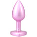 "Booty Bling Metal Heart Plug - Medium - Pink DJ7017-16-BX"