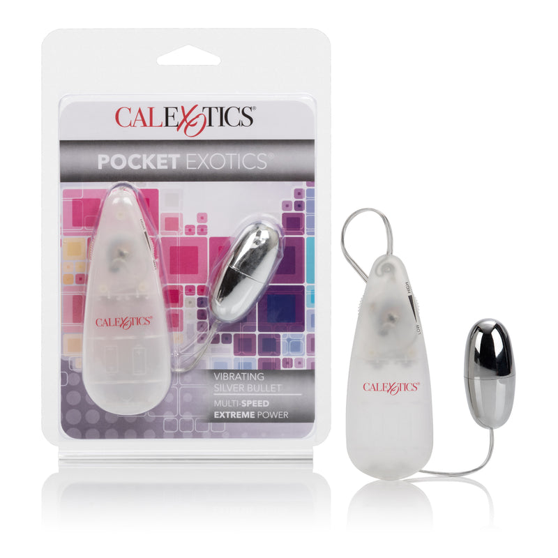 CalExotics Pocket Exotics Vibrating Silver Bullet