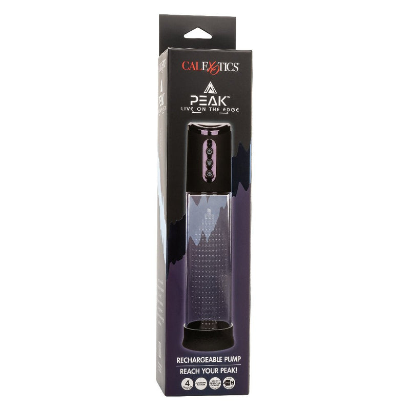 CalExotics Peak Rechargeable Pump - Black/clear
