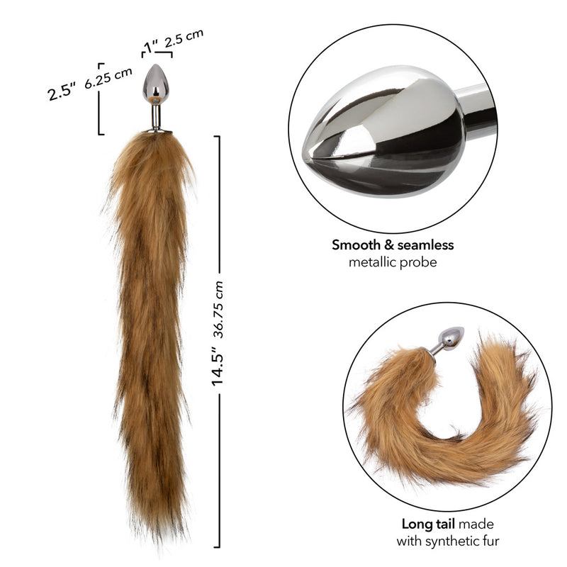 CalExotics Running Wild Tail - Brown