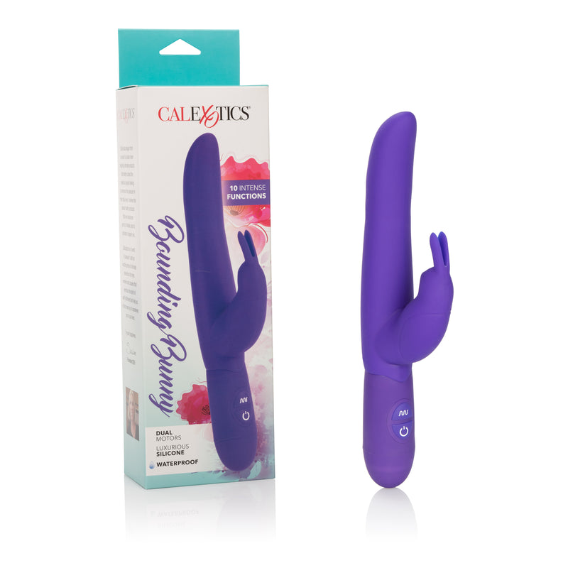CalExotics Posh 10-Function Silicone Bounding Bunny - Purple