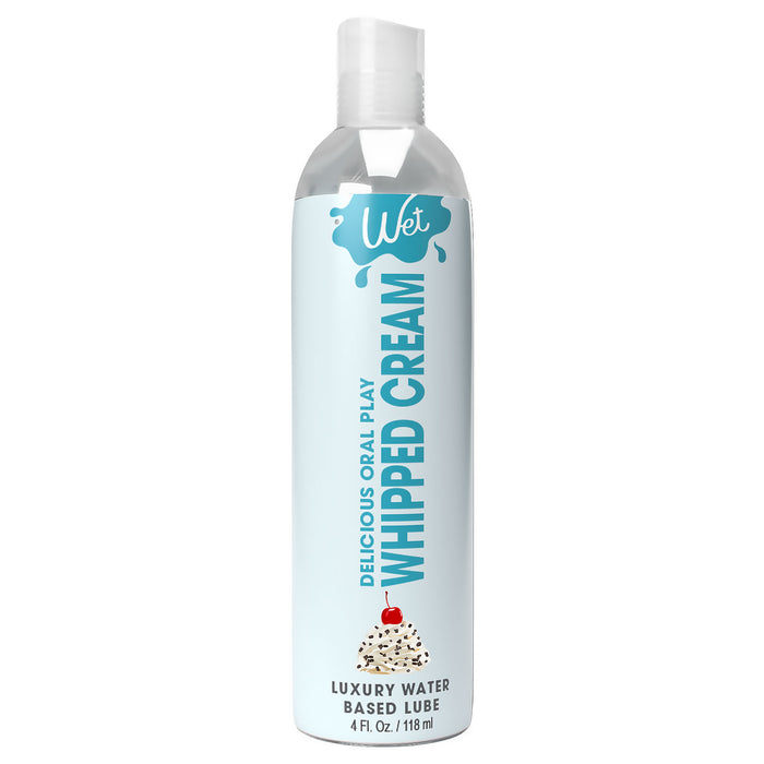 "Wet Delicious Oral Play - Whipped Cream - Waterbased Flavored Lubricant 4 Oz WT21569"