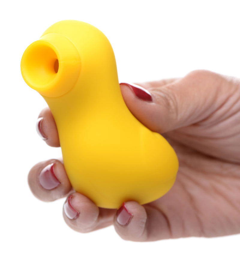 XR Brands Sucky Ducky Silicone Clitoral Stimulator - Yellow