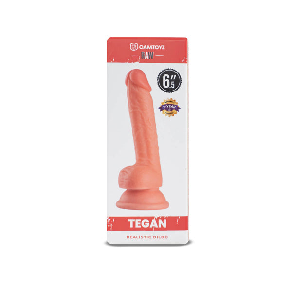 Camtoyz Raw Dildo Realistic Tegan - Light