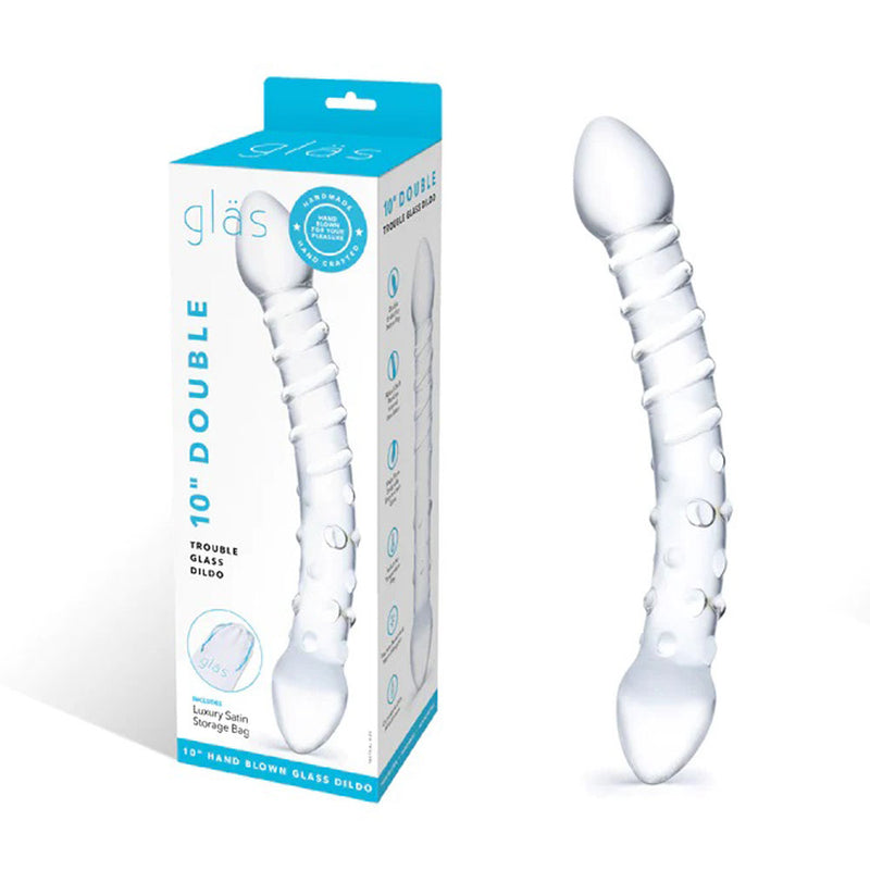 Electric Novelties Double Trouble Glass Dildo
