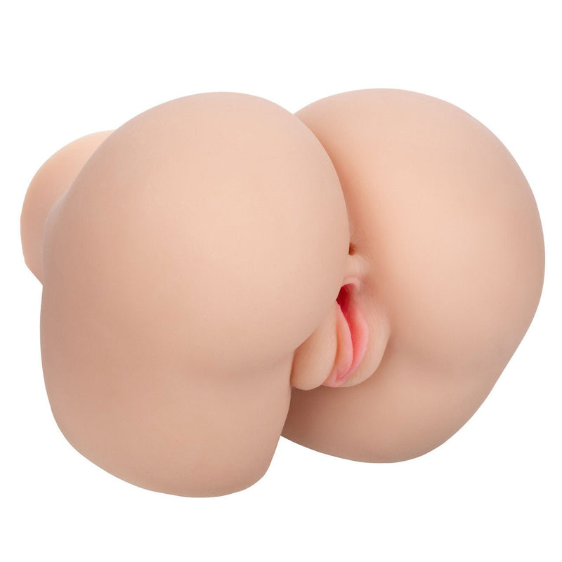 CalExotics Stroke It Vibrating Twerking BBL - Ivory - Stroker Masturbator - Realistic Body Part Stroker