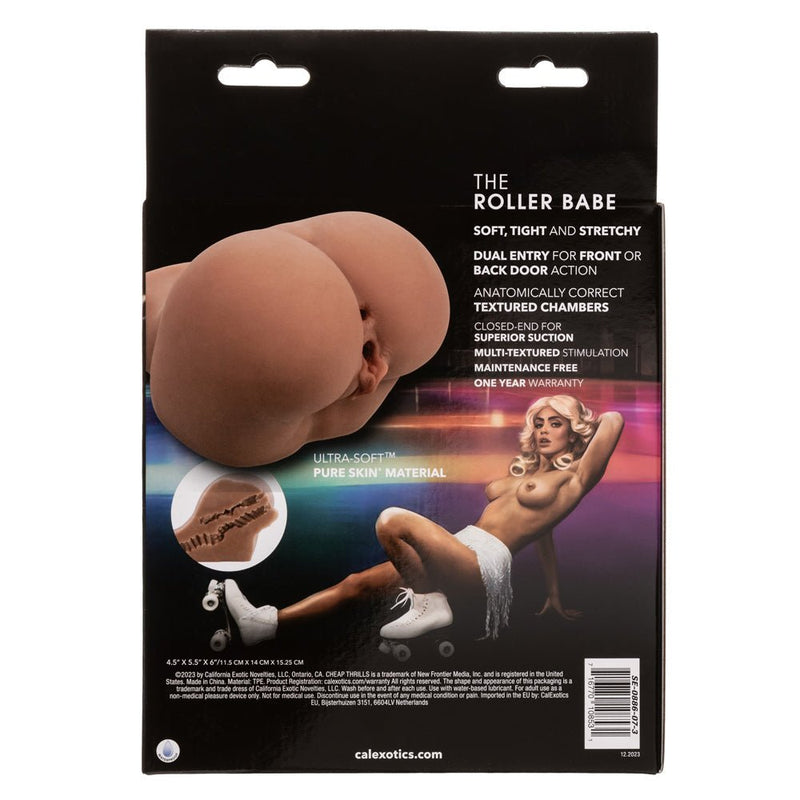 CalExotics Cheap Thrills The Roller Babe - Stroker Masturbator - Realistic Body Part Stroker
