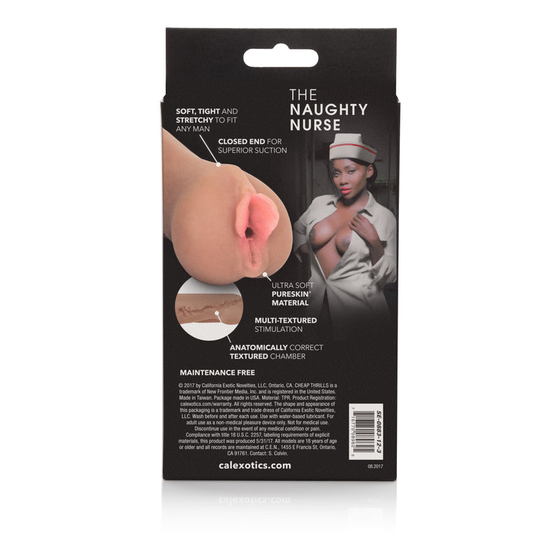 CalExotics Cheap Thrills The Naughty Nurse - Realistic Stroker Masturbator - Realistic Pocket Pussy