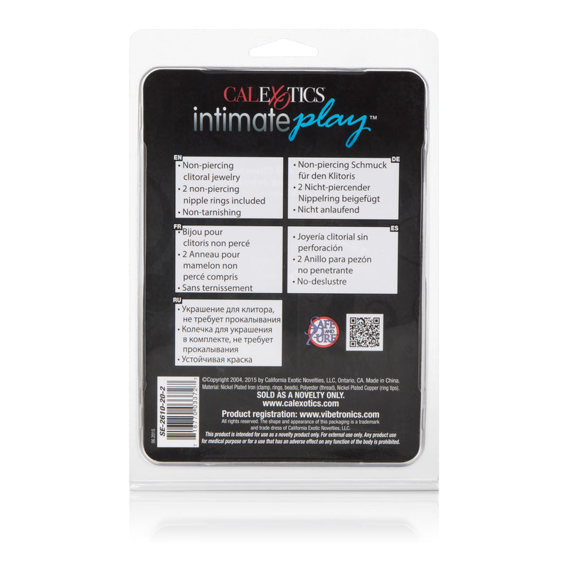 CalExotics Nipple and Clitorial Non-Piercing Body Jewelry