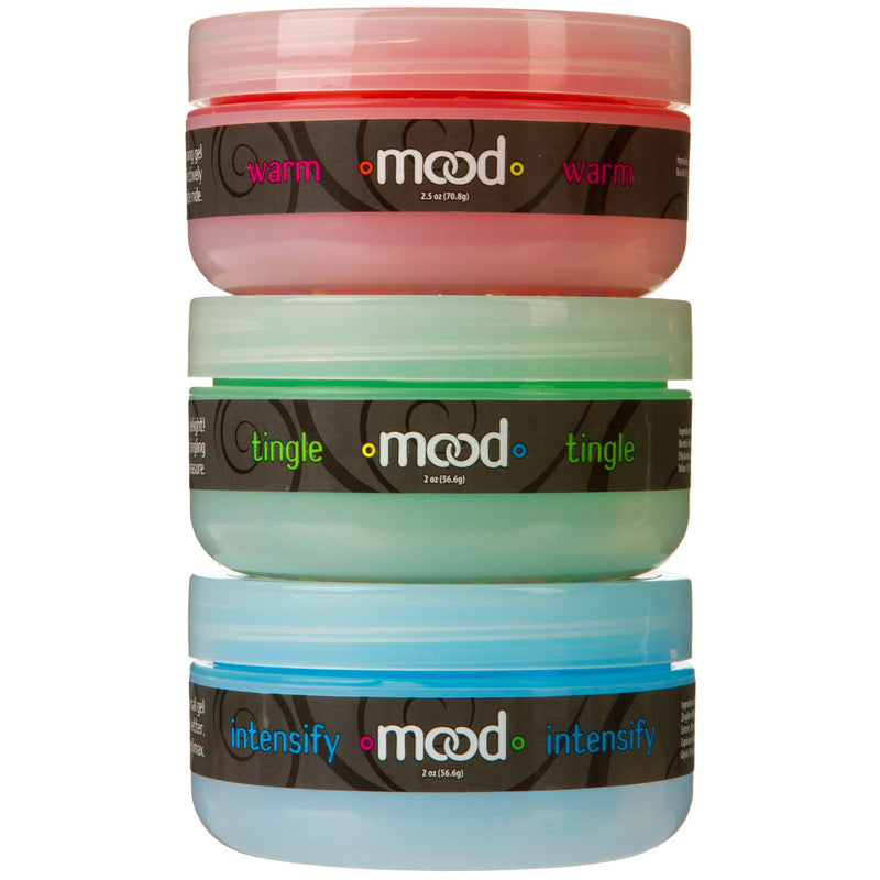 Doc Johnson Mood Arousal Gels - Warm, Tingle, Intensify Bulk