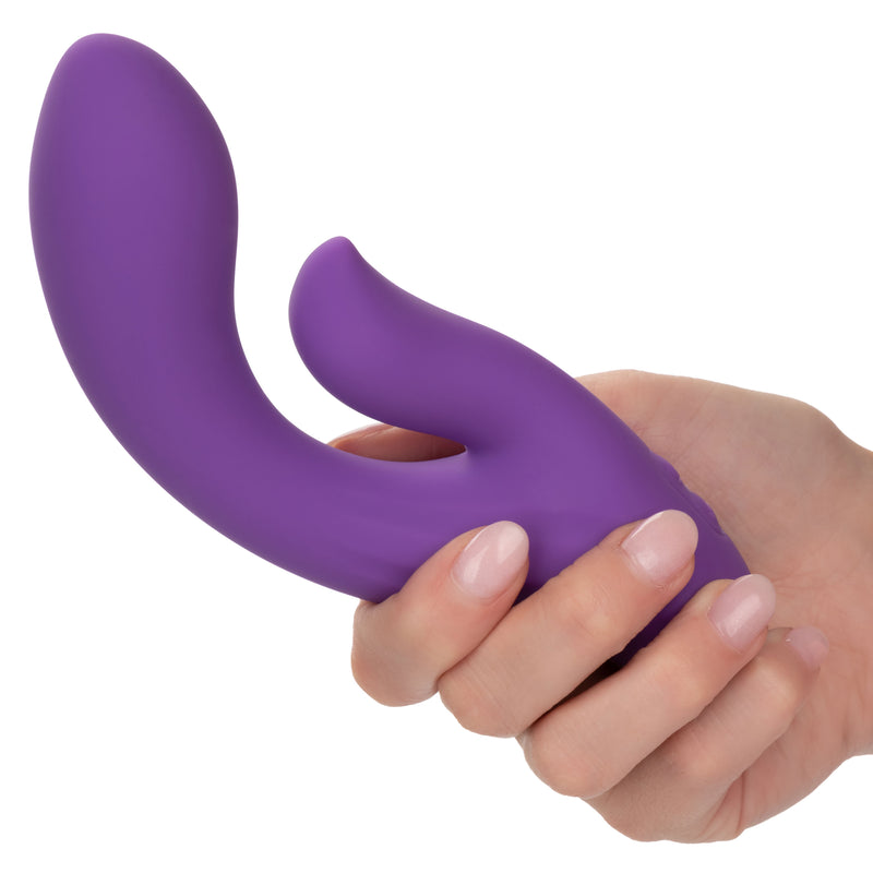 CalExotics Stella Liquid Silicone Dual Pleaser - Purple