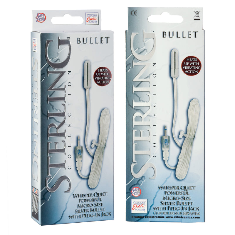 CalExotics Sterling Collection Micro Silver Bullet