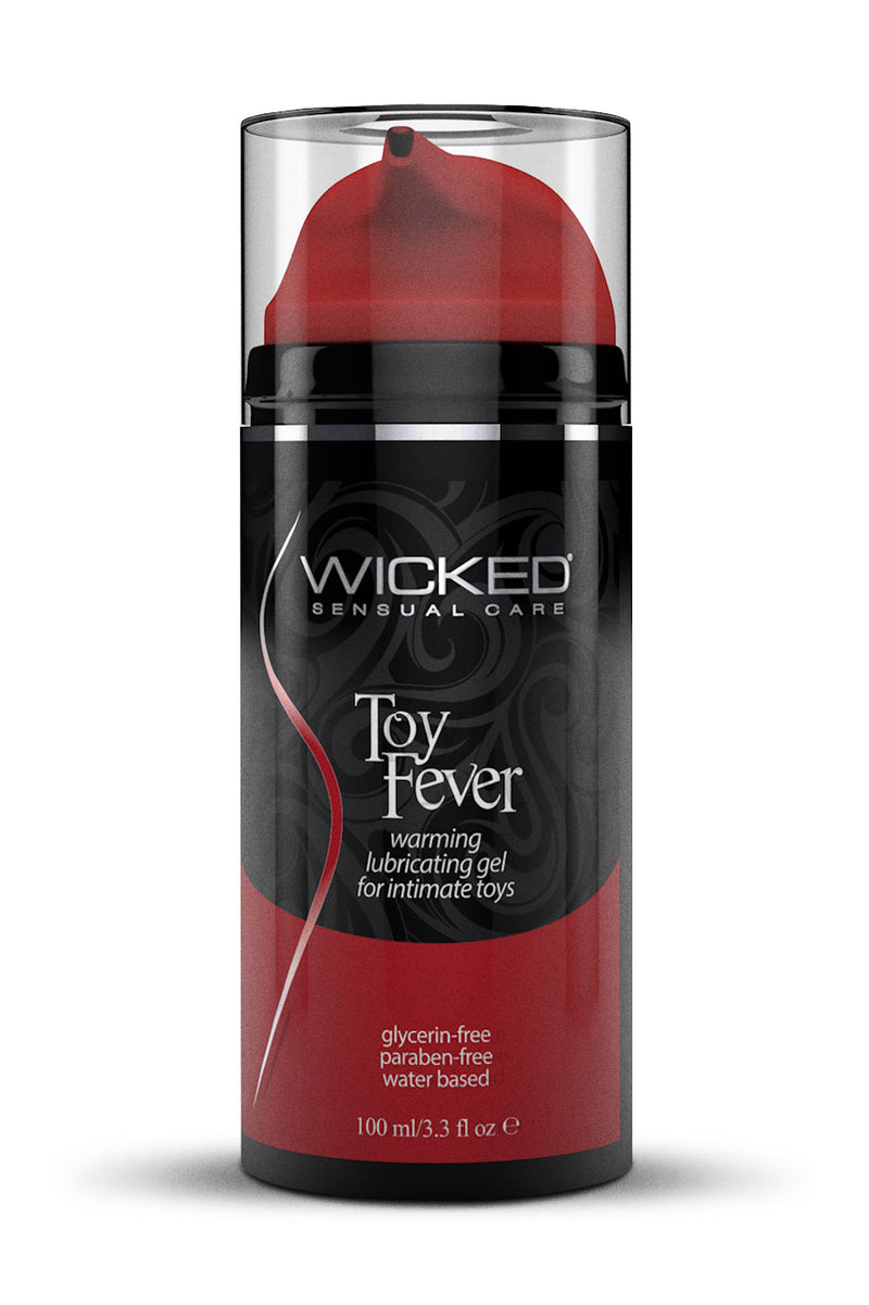 Wicked Sensual Care Toy Fever Warming Lubricating Gel for Intimate Toys - 3.3 Fl. Oz.