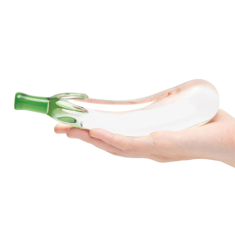 Electric Novelties Eggplant Ecstasy 7.25" Glass Dildo