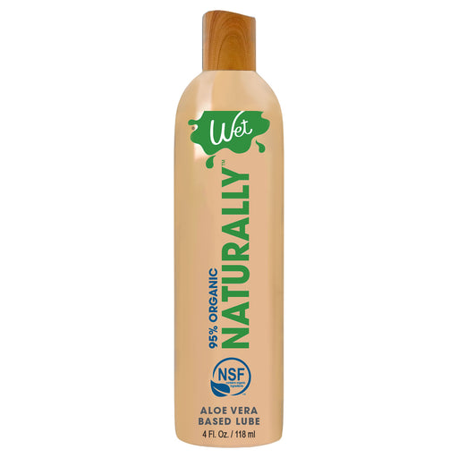 "Wet 95% Organic Naturally - Aloe Based Lubricant 4 Oz WT26425"