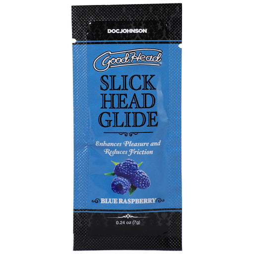 "Goodhead - Slick Head Glide - Blue Raspberry - 0.24 Oz Bulk DJ1387-11-BU"