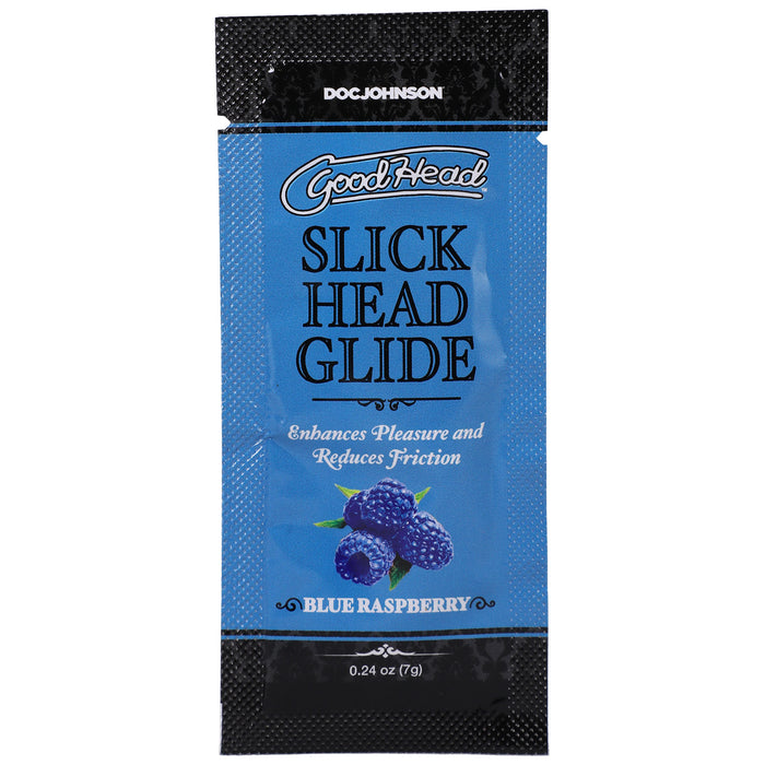 "Goodhead - Slick Head Glide - Blue Raspberry - 0.24 Oz Bulk DJ1387-11-BU"