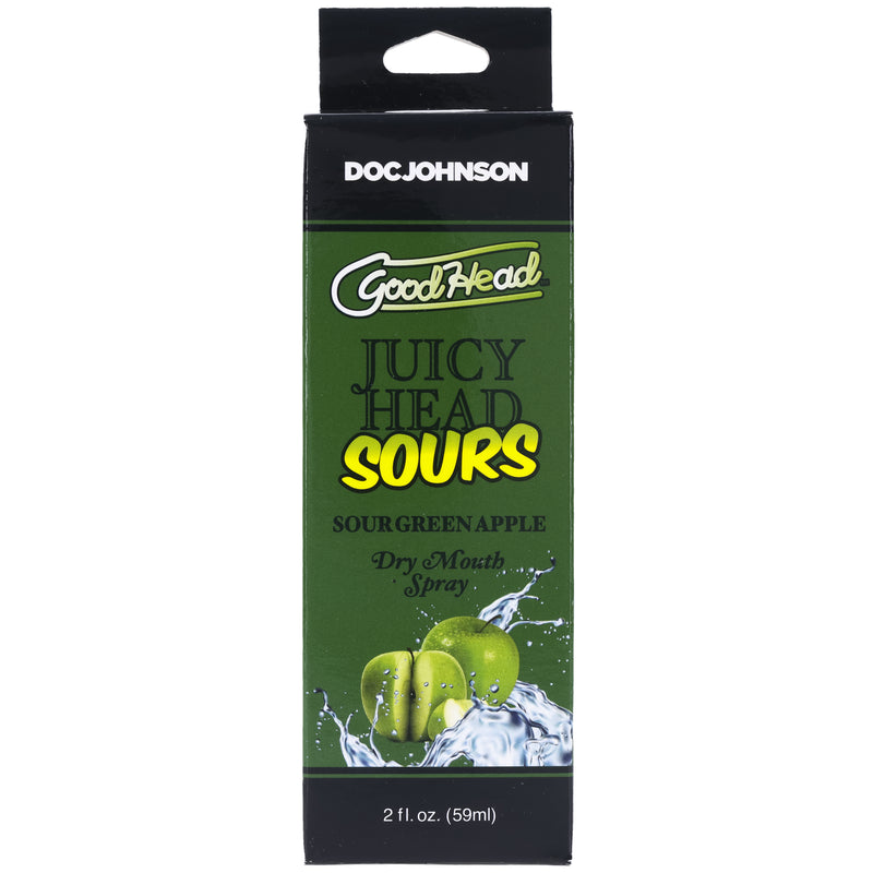 Doc Johnson Goodhead - Juicy Head - Dry Mouth Spray - Sour Green Apple - 2 Oz