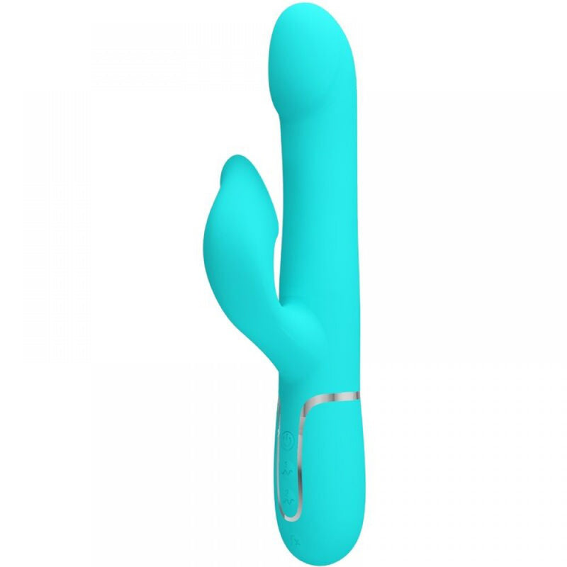 Pretty Love Falin Rabbit Vibrator Pearls - Turquoise