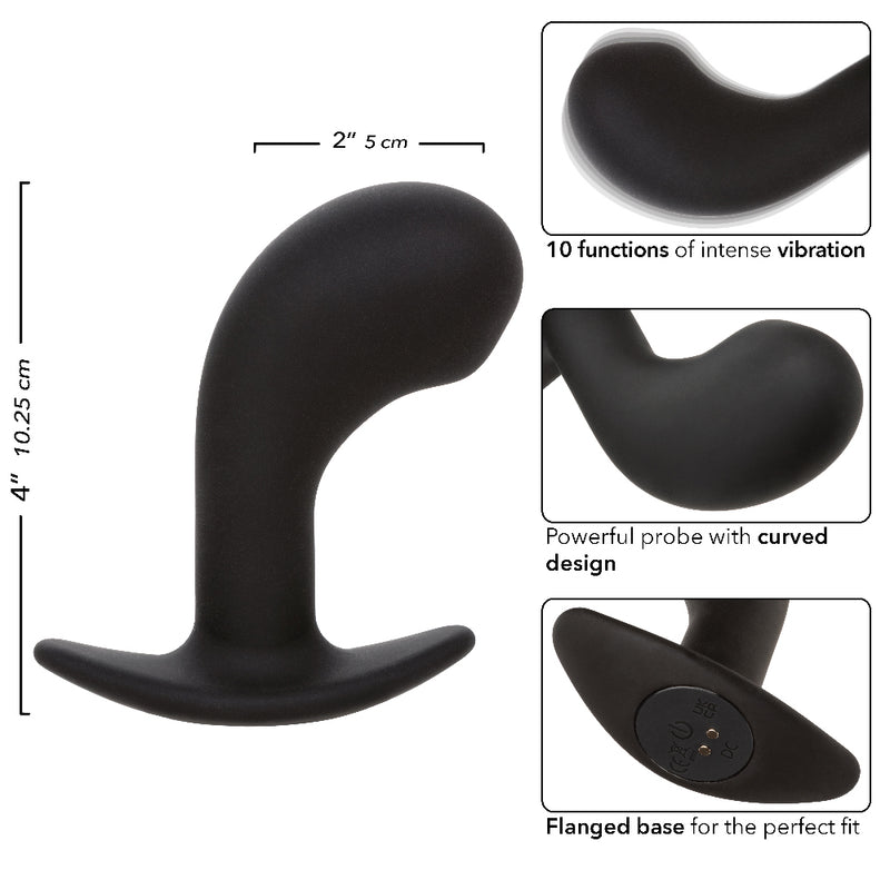 CalExotics Rock Bottom Curved Probe - Black