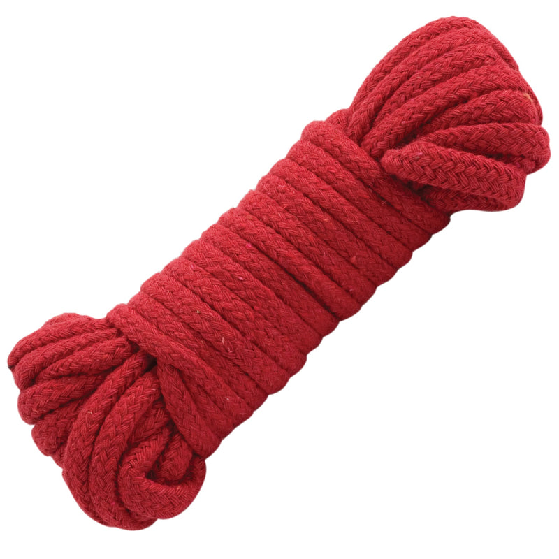 Doc Johnson Bondage Rope - Cotton - Japanese Style - Red
