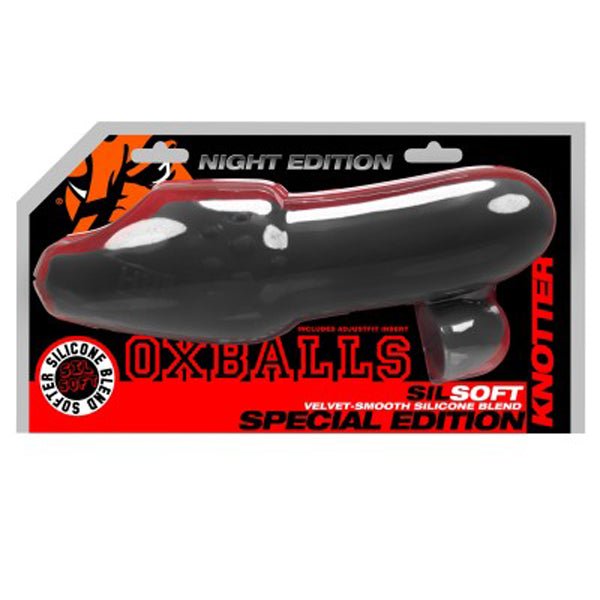 Oxballs Knotter Adjust-Fit Cocksheath - Black