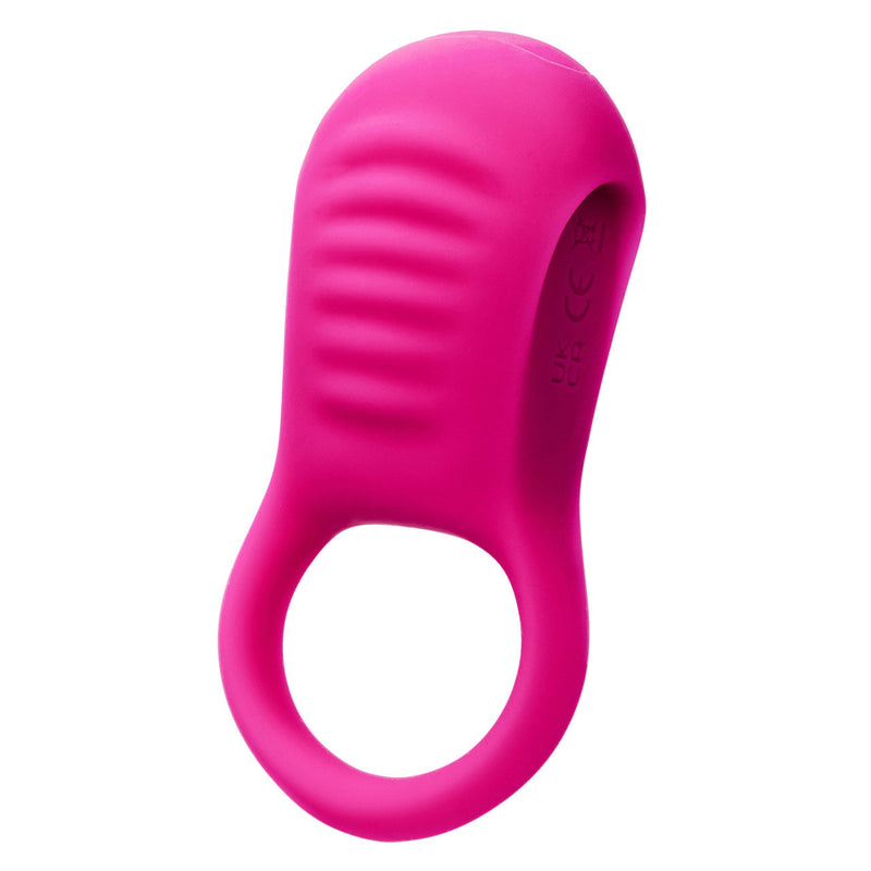 CalExotics Basic Essentials Rechargeable Ridge Rider Ring - Pink