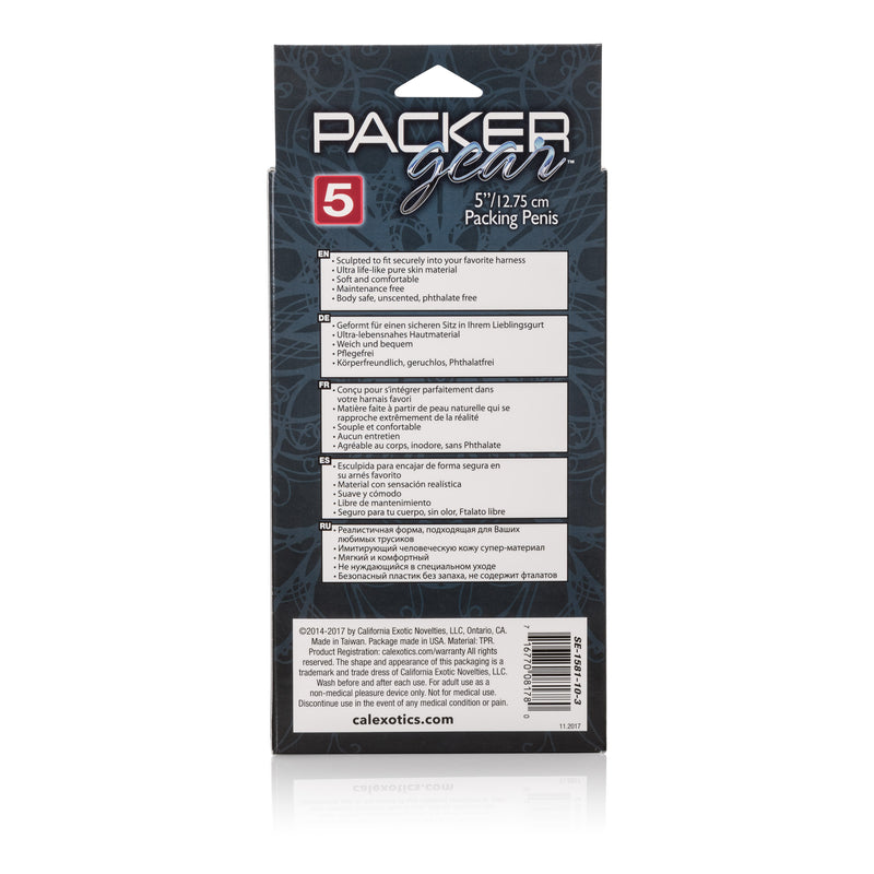 CalExotics Packer Gear Packing Penis 5 Inch - Brown