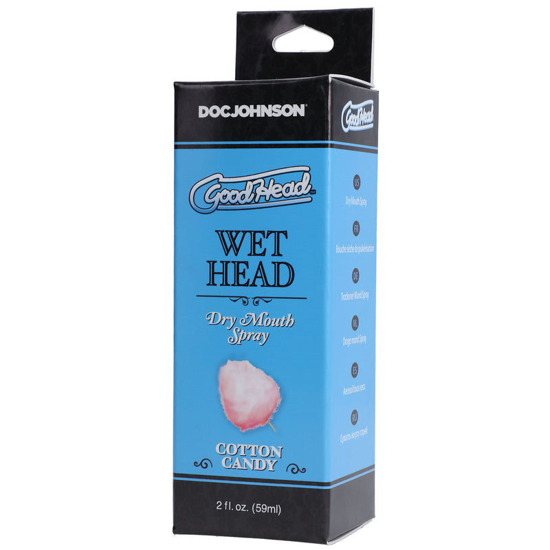 Doc Johnson Goodhead - Wet Head - Dry Mouth Spray - Cotton Candy - 2 Fl. Oz. (59ml)