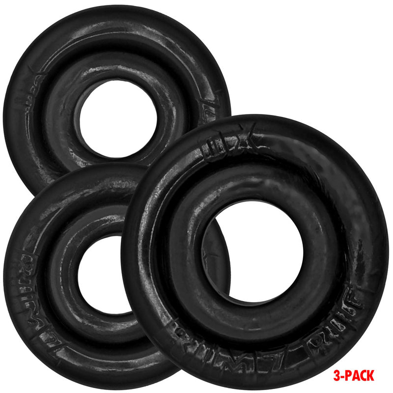 Oxballs RimringzMulti Size 3 Pack- Black