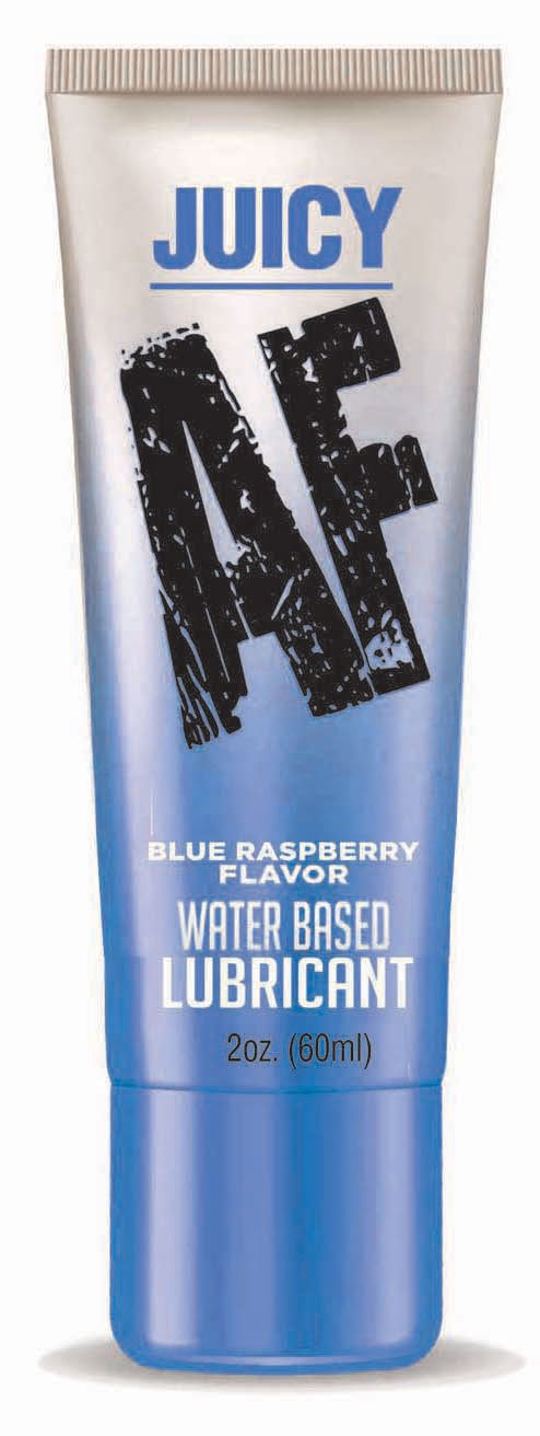 Little Genie Juicy Af - Blueberry Water Based Lubricant - 2 Oz
