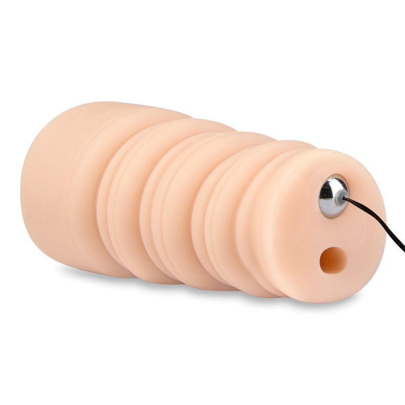 Electric Novelties Sasha Grey Vibrating Anal Stroker - Stroker Masturbator - Realistic Pocket Pussy