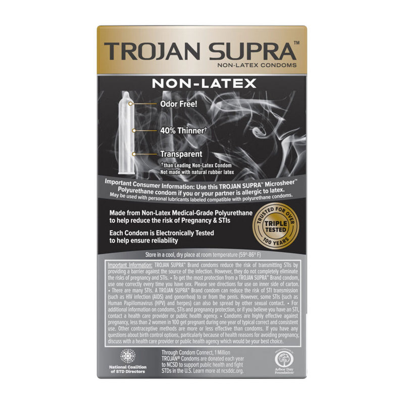 Paradise Marketing Trojan Supra Bareskin Non-Latex - 6 Pack