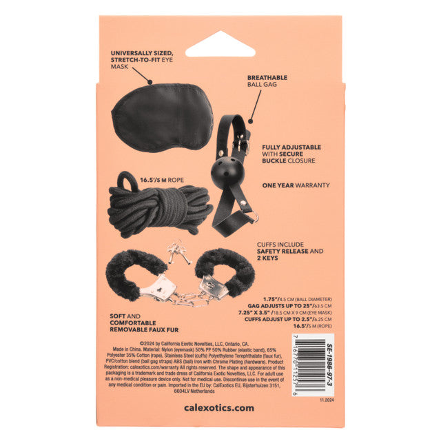 CalExotics Pleasure Kits Explorer Collection - Black