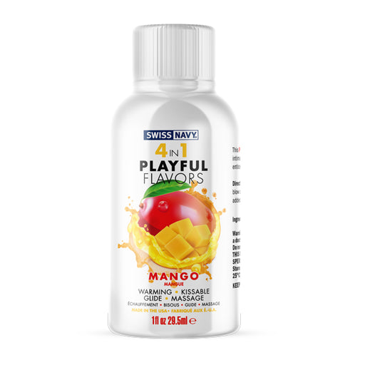 "Swiss Navy 4-in-1 Playful Flavors - Mango 1 Oz MD-SN4N1FMG1"