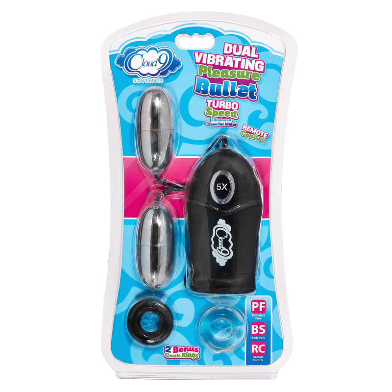 Cloud 9 Novelties D Wtc Dual Egg Vibrator Black