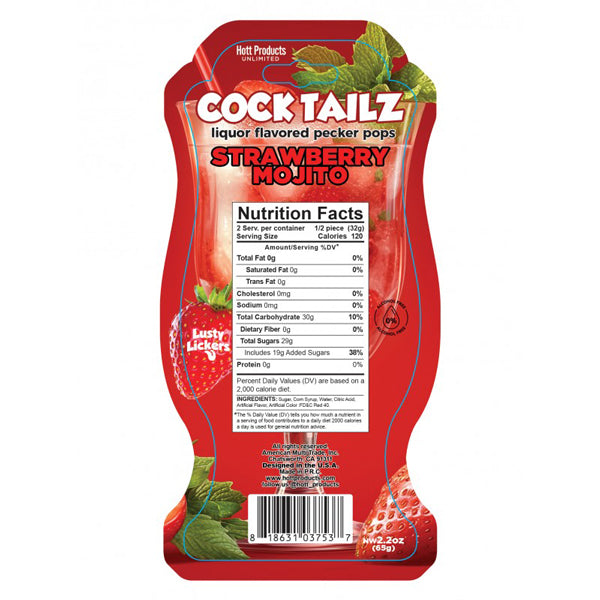 Hott Products Cocktailz Strawberry Mojito Pecker Pop