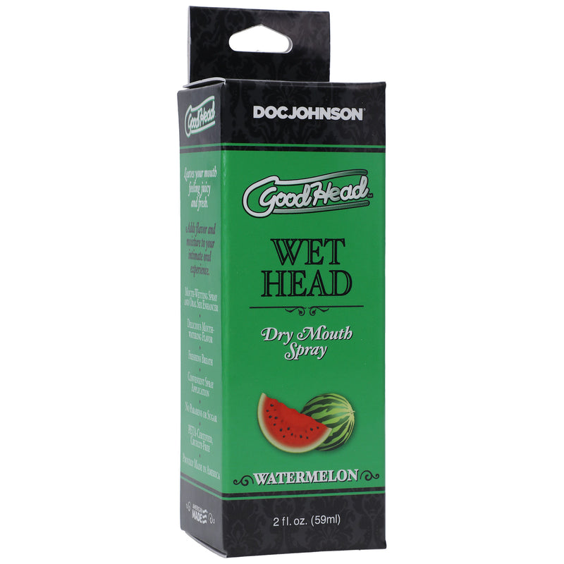 Doc Johnson Goodhead - Wet Head - Dry Mouth Spray - Watermelon - 2 Fl. Oz.